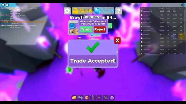 ?Muscle legends ⚡?giveaway glitch pets and Galaxy Oracle Crystal pets смотреть онлайн