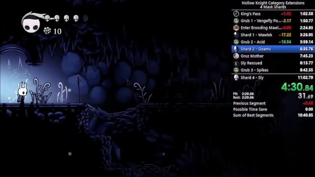 My first attempt at the 4 Mask Shards speedrun | Hollow Knight смотреть онлайн