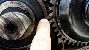 Установка шестерёнок по меткам на дизеле S1100.