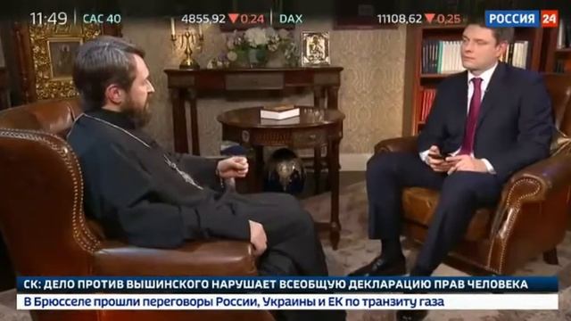 МИТРОПОЛИТ Иларион о ТОМОСЕ и церковном расколе на Украине смотреть онлайн