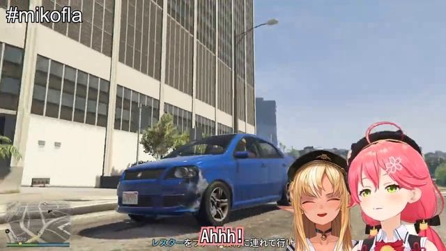 Miko Can't Put Up With Flare's Safe Driving（+Elite Driving)【GTA/ Hololive JP/ English Sub】 смотреть онлайн