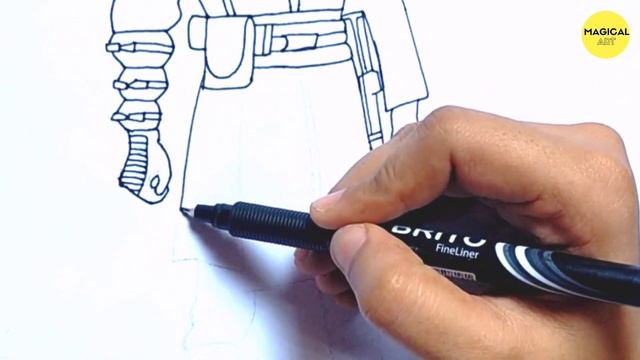 How to draw ANAKIN SKYWALKER from Fortnite| Fortnite x STAR WARS #fortnite #drawing смотреть онлайн