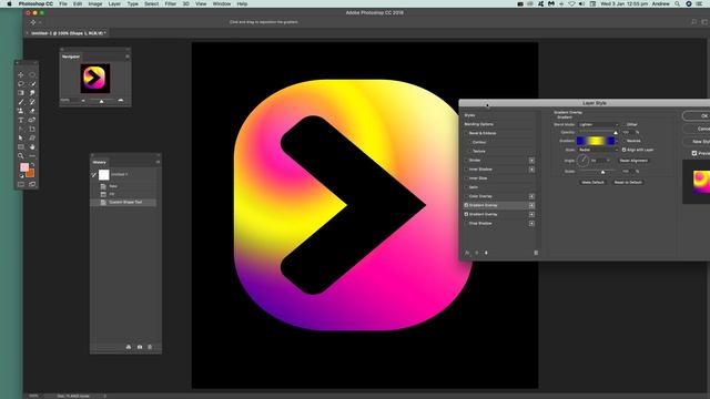 Layer Styles In Photoshop | How To Tutorial | Gradients | Effects | Graphicxtras смотреть онлайн