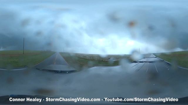 VR 360 Virtual Reality Storm Chase of the Benjamin, TX Tornado and Hail Storm - 4/27/2021 смотреть онлайн