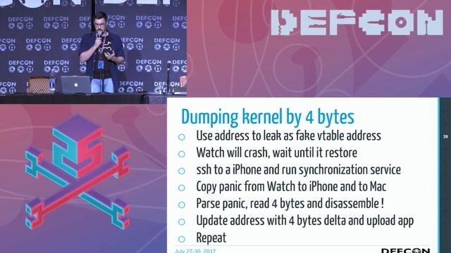 DEF CON 25 - Max Bazaliy - Jailbreaking Apple Watch смотреть онлайн