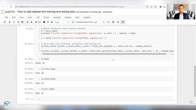 How to split dataset into training, validation, and tasting sets in Python смотреть онлайн