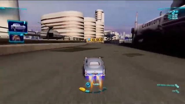 Cars 2 The Video Game | Finn McMissile - Runway Tour |