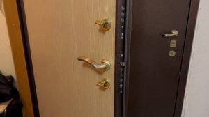 Установка врезной броненакладки на цилиндровый замок ДО/ПОСЛЕ