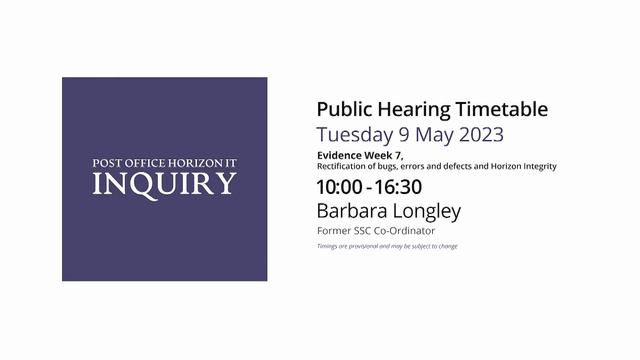 Barbara Longley - Day 49 AM (09 May 2023) - Post Office Horizon IT Inquiry смотреть онлайн