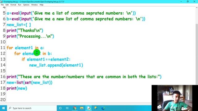 Python Puzzles|Finding duplicate numbers in lists in python| kids python programming смотреть онлайн