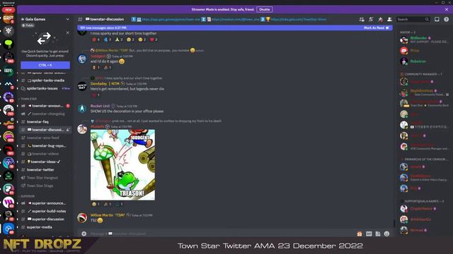 Town Star: LIVE AMA 23 December 2022 смотреть онлайн