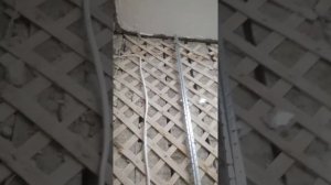 штукатурка деревянных перегородок с дранкой