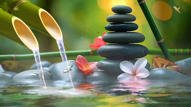 Relaxing Piano Music and Nature Sounds | Infused with Calming Bamboo and Soothing Water Sounds смотреть онлайн