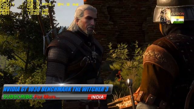 GT 1030 Benchmark Witcher 3 смотреть онлайн