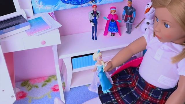 American Girl Dolls Shoe Decoration DIY I Play Toys смотреть онлайн