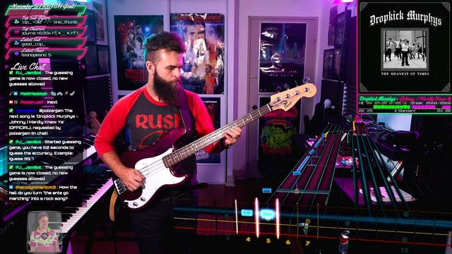 Dropkick Murphys - Johnny, I Hardly Knew Ya | BASS Tabs & Cover (Rocksmith) смотреть онлайн