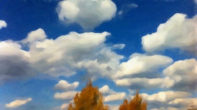 Snap Art Oil Paint for video - Clouds Timelapse смотреть онлайн