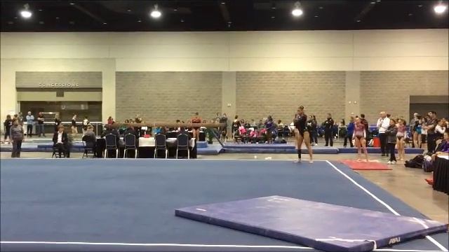 Amara Cunningham - Level 10 - Region 6 Championships, April 2016 смотреть онлайн