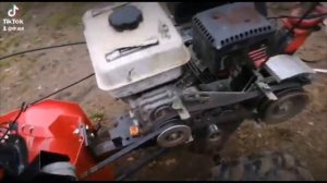 Часть 1. Снегоуборщик-насадка Forza к мотоблоку, через ремень. Монтаж.