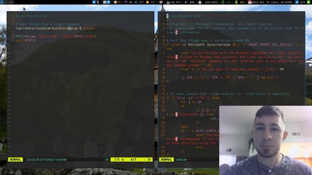 VS Codium (VS Code) on Arch Linux With A Shell Script смотреть онлайн