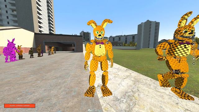 SCARY FNAF SPRINGTRAP ANIMATION REVEAL - Garry's Mod Gameplay - Gmod Sandbox смотреть онлайн