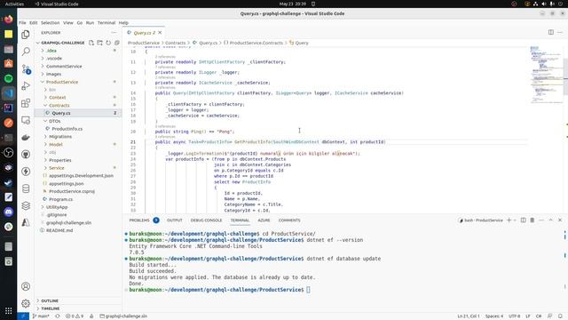 .Net Servisleri 01 - GraphQL Challenge смотреть онлайн