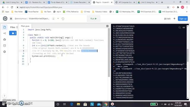 2.5 - Random Number Generators with the Math Class I.P. смотреть онлайн