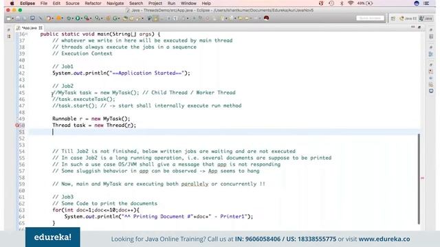 Java Threads Tutorial | Multithreading In Java | Java Training | Edureka Rewind смотреть онлайн