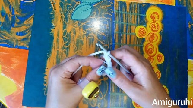 Моня Пряников амигуруми крючком от Елены Ш.по МК Ольги Ромахиной(панама,кофточка)