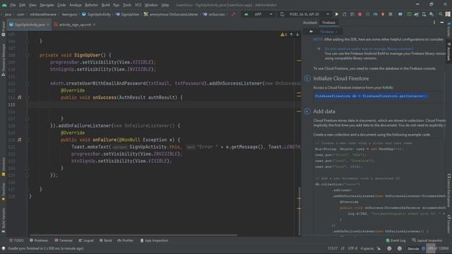 How To Store Data in Firebase Firestore using Android Studio ? смотреть онлайн