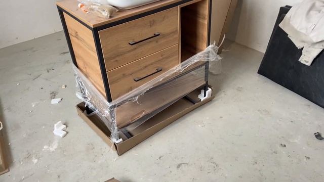 Отделка ванной комнаты и туалета керамогранитом. Сантехника. Одноэтажный дом из газобетона. Часть 1