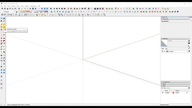 Sketchup Урок 2 (Инструменты рисования) смотреть онлайн