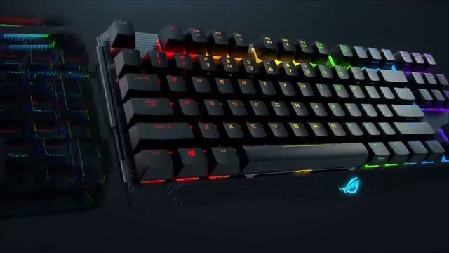 Геймерская механическая клавиатура ASUS ROG Claymore смотреть онлайн