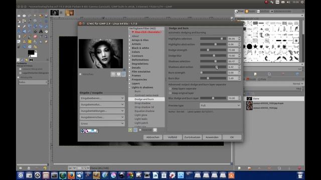 Low Key Effekt mit Gimp und Gmic смотреть онлайн