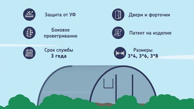 Чехлы на теплицы из армированной пленки. Изделие запатентовано. смотреть онлайн