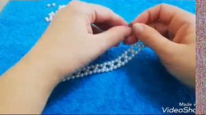 DIY Галстук из бусин Вариант #2. Часть #1.