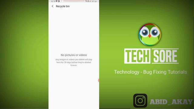 Recycle bin no photo or video Problem gallery in Samsung phones смотреть онлайн