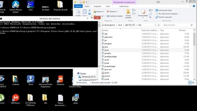 COMPILAR Y EJECUTAR UN ARCHIVO ".CLASS" EN CMD смотреть онлайн