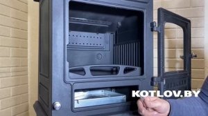 Обзор чугунной печи-камина Fireway Erik