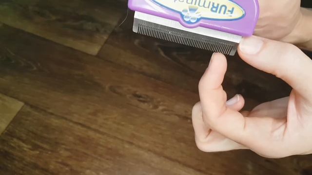 Как избавиться от кошачьей шерсти? Фурминатор. Моё впечатление. Уход за персом. смотреть онлайн