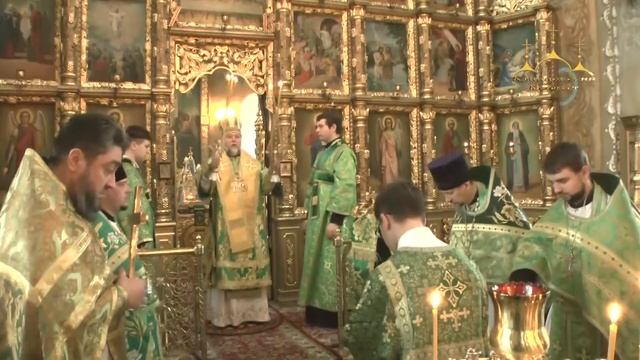 Архиерейское богослужение в Лазареву субботу смотреть онлайн
