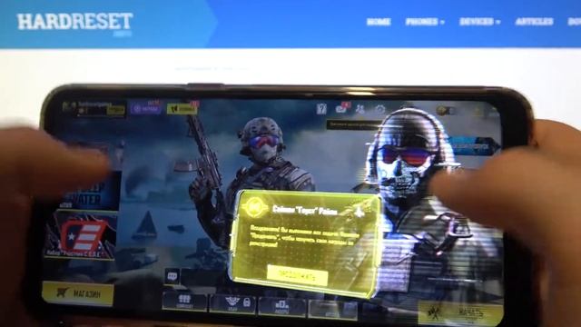 Call Of Duty Mobile на ультра настройках графики на телефоне Samsung Galaxy A10s