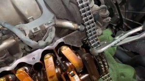 W211.замена ЦЕПИ ГРМ (112 мотор)