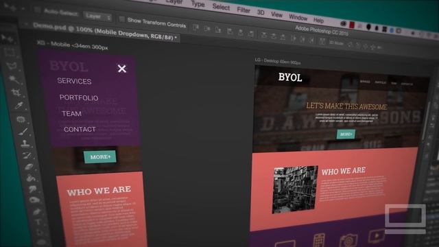 How to Design a Website in Photoshop CC 2015 [1/48] | Adobe Photoshop Tutorial 2017 смотреть онлайн