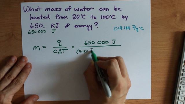 Using the formula q=mcΔT (Three examples) смотреть онлайн