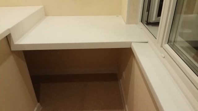 Подоконники из акрилового камня. смотреть онлайн