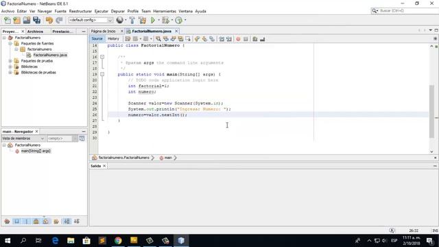 Calcular el factorial de cualquier numero Java NetBeans смотреть онлайн