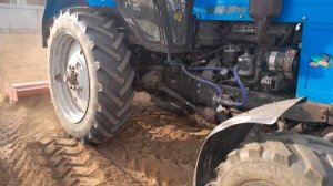 фрезеровка участка мтз 82.1 фреза 2.20