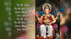 Mangalam Ganesham Lyrical Video | Hindi Devotional | Aadesh Srivastav | Abhijeet Bhattacharya