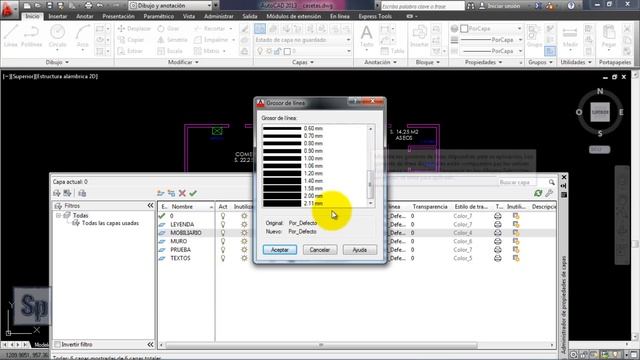 Autocad - Crear capas y configurarlas con el Administrador de Propiedades de Capas. Tutorial HD смотреть онлайн